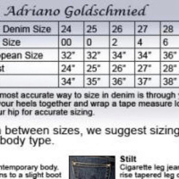 Adriano Goldschmied 4 (27R) Prima Cigarette Leg Jeans Mid Rise Stretch - Picture 12 of 16